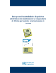 Interpretación detallada de dispositivos electrónicos de monitoreo