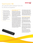 Travel Scanner 100 &iexcl;Su soluci&oacute;n para trabajar fuera de