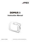 DOMUS 3 User manual Europe