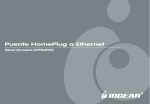 Puente HomePlug a Ethernet