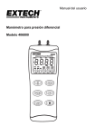 Manual del usuario Manómetro para presión diferencial Modelo