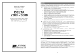 Manual Delta 2200-3000 -En-Es-Fr
