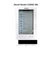 Ebook Reader CODEX 300