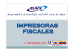 impresoras fiscales