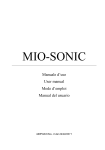MNPG63-00 _MIO-SONIC Man. Multilingua ITA-ENG-FR-ES