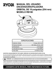 MANUAL DEL USUARIO ENCERADORA/PULIDORA