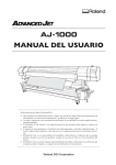 AJ-1000, MANUAL DEL USUARIO