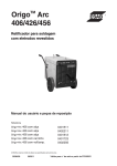 Origo Arc 406/426/456 Origo Arc 406/426/456