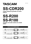Manual en Español (SS-R100, SS-R200, SS