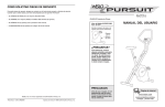 MANUAL DEL USUARIO - Icon Heath & Fitness