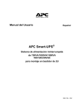 APC Smart-UPS 750VA/1000VA/1500VA Manual del Usuario
