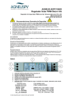 AGNEUS AGPC1040S Regulador Solar PWM Shunt 10A