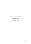 Gu&iacute;a de inicio r&aacute;pido DVR modelo HK-IZ0116D1