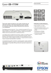 Epson EB-1775W - Web Tech Data