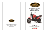 MANUAL DEL USUARIO MOTOCICLETA JAWA 350 RUTA 40