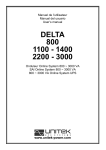 DELTA 800 1100 - 1400 2200 - 3000