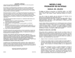 MANUAL DEL USUARIO - Associated Equipment Corp.