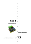 Manual del RCD-1