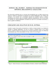 MANUAL DEL USUARIO - MODULO DE