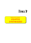 EQUIPOS SYNTHESIZED