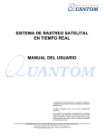 Manual Rastreo Satelital Quantom 2011