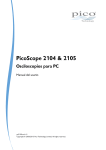 PicoScope 2104 & 2105 Osciloscopios para PC Manual del usuario