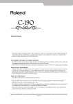 C-190, Manual del Usuario