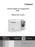 C&aacute;mara digital 5,0 megap&iacute;xeles Manual del usuario a530