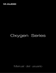 Oxygen 49 blue manual de usuario