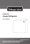 1 .6 Cu. Ft. Compact Refrigerator