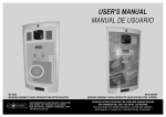 user`s manual manual de usuario user`s manual manual de usuario