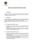 MANUAL DEL USUARIO DEL BANCO DEL LIBRO