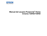 User Manual - PowerLite Home Cinema 725HD/730HD
