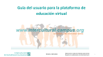 Guía del usuario para la plataforma de educación virtual