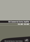 CSA Commercial Series Amplifier