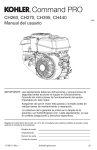 CH260, CH270, CH395, CH440 Manual del usuario