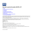 Gu&iacute;a del usuario del monitor LCD HP w19