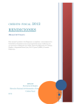 Manual del Usuario para RENDICIONES 2012