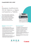&bull; Equipos multifunci&oacute;n A4 en blanco y negro
