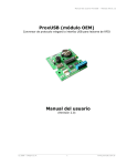ProxUSB (módulo OEM) Manual del usuario
