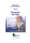 Panasonic KX-T206 - Gervasoni Ingeniería SRL