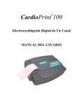 Manual del Usuario CardioPrint 100