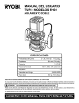manual del usuario tupi - modelos r161 aislamiento