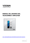 MANUAL DEL USUARIO DEL TECHCONNECT AMPLIFIER