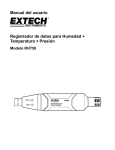 Manual del usuario Registrador de datos para Humedad +