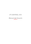IP CONTROL X10 Manual del Usuario