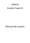 reflecta Esc&aacute;ner Super 8 Manual del usuario