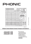 AM442D USB AM642D USB English Deutsch Espa&ntilde;ol Fran&ccedil;ais