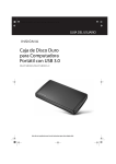 Caja de Disco Duro para Computadora Port&aacute;til con USB 3.0