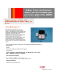 DuPont Protecci&oacute;n Personal Manual para Kit